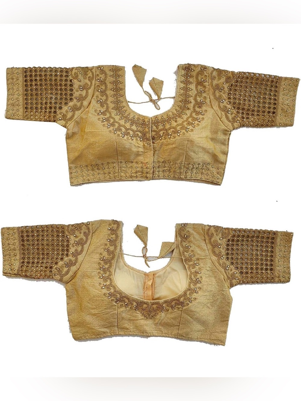 Phantom Silk Embroidered Handwork Designer Blouse